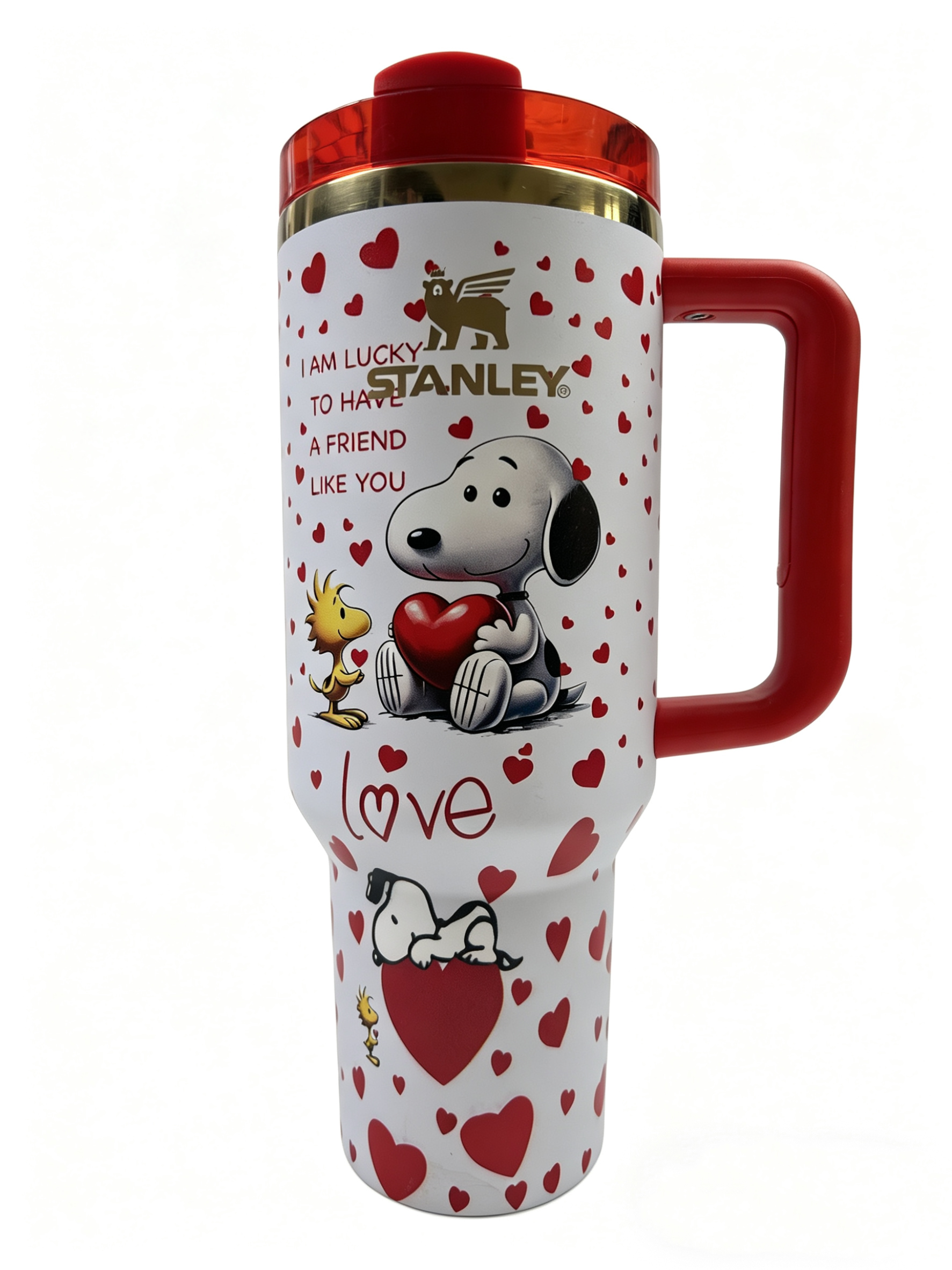 Stanley x Snoopy Cute Hearts Tumbler – Limited Edition
