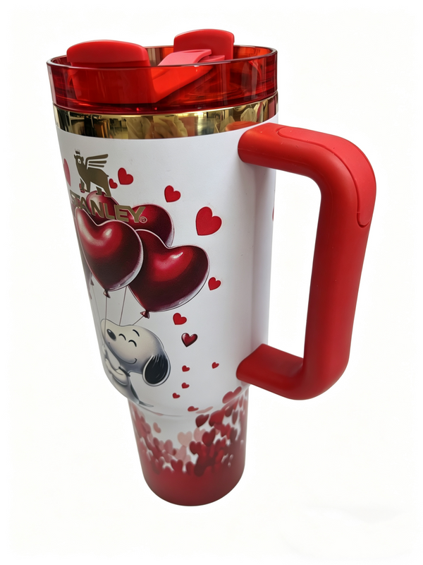 Stanley x Snoopy Cute Hearts Tumbler – Limited Edition
