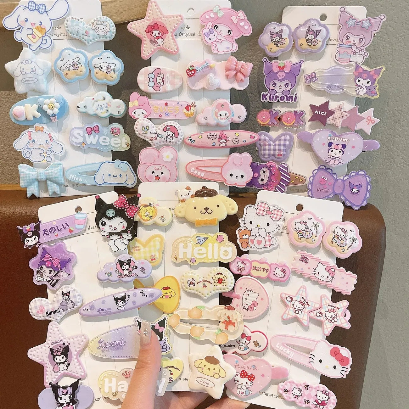 Lucky Hair clip --open in live