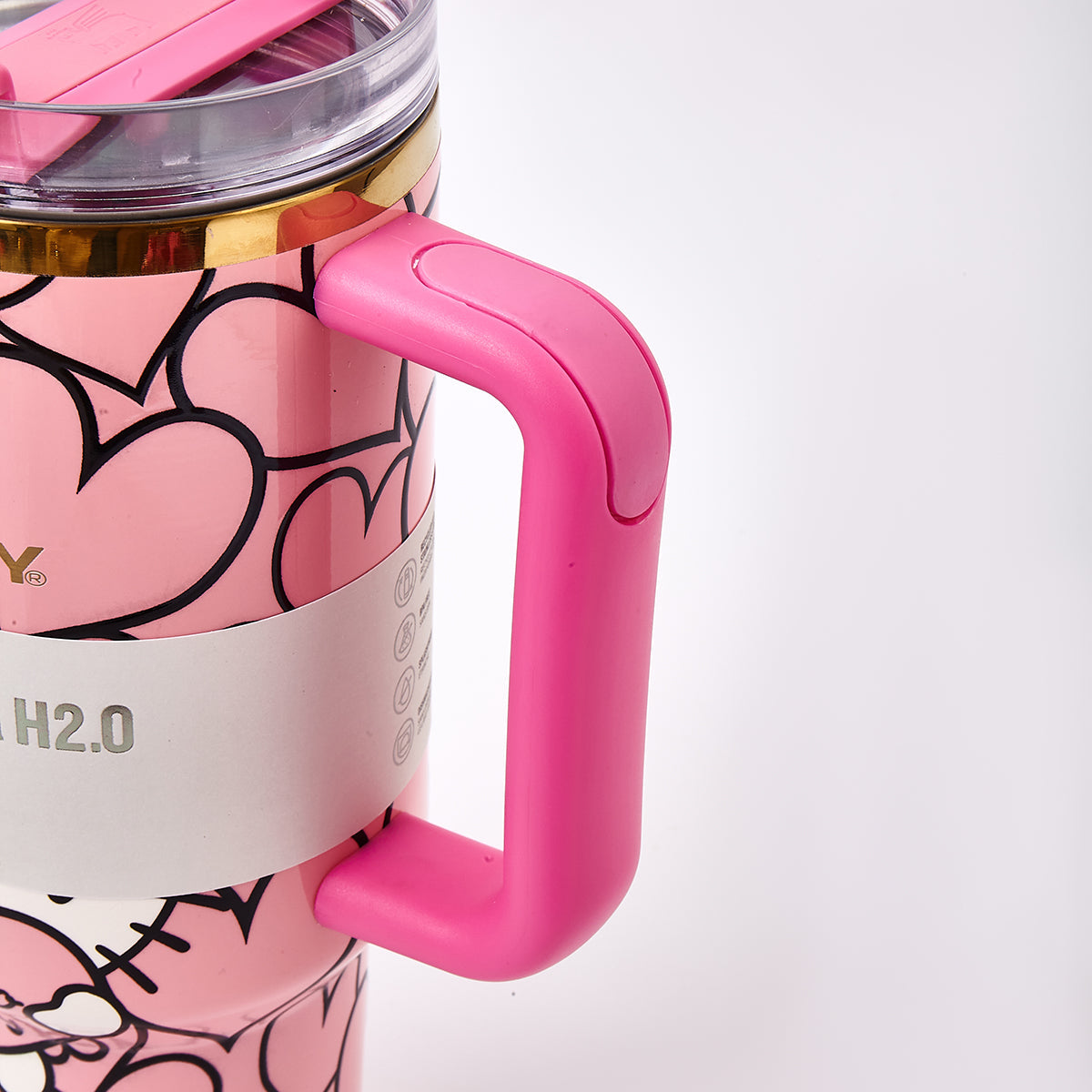 Stanley x Hello Kitty Sweet Hearts Glitter Tumbler-pink [Limited Edition]