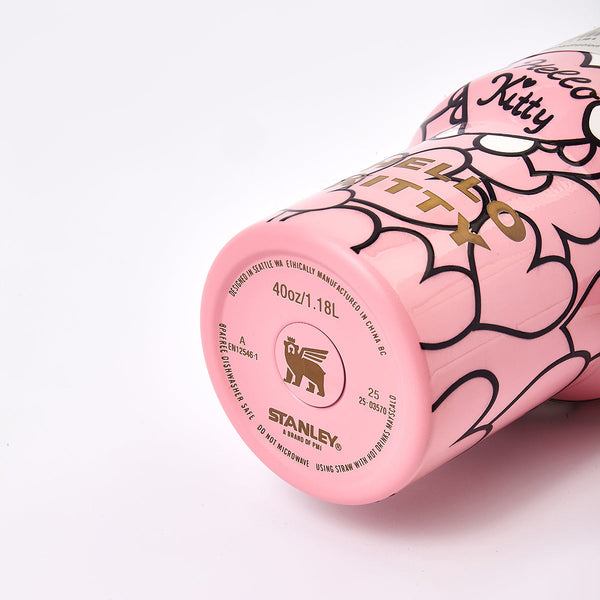 Stanley x Hello Kitty Sweet Hearts Glitter Tumbler-pink [Limited Edition]