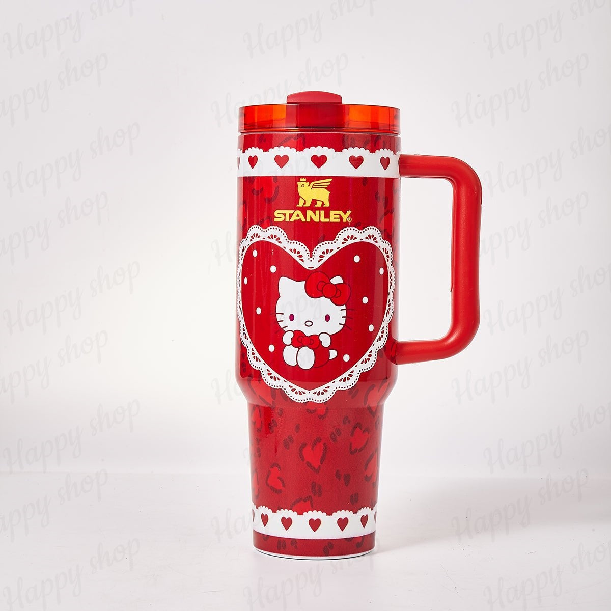 Stanley x Hello Kitty Sweet Hearts Luminous Tumbler-Red - Limited Edition