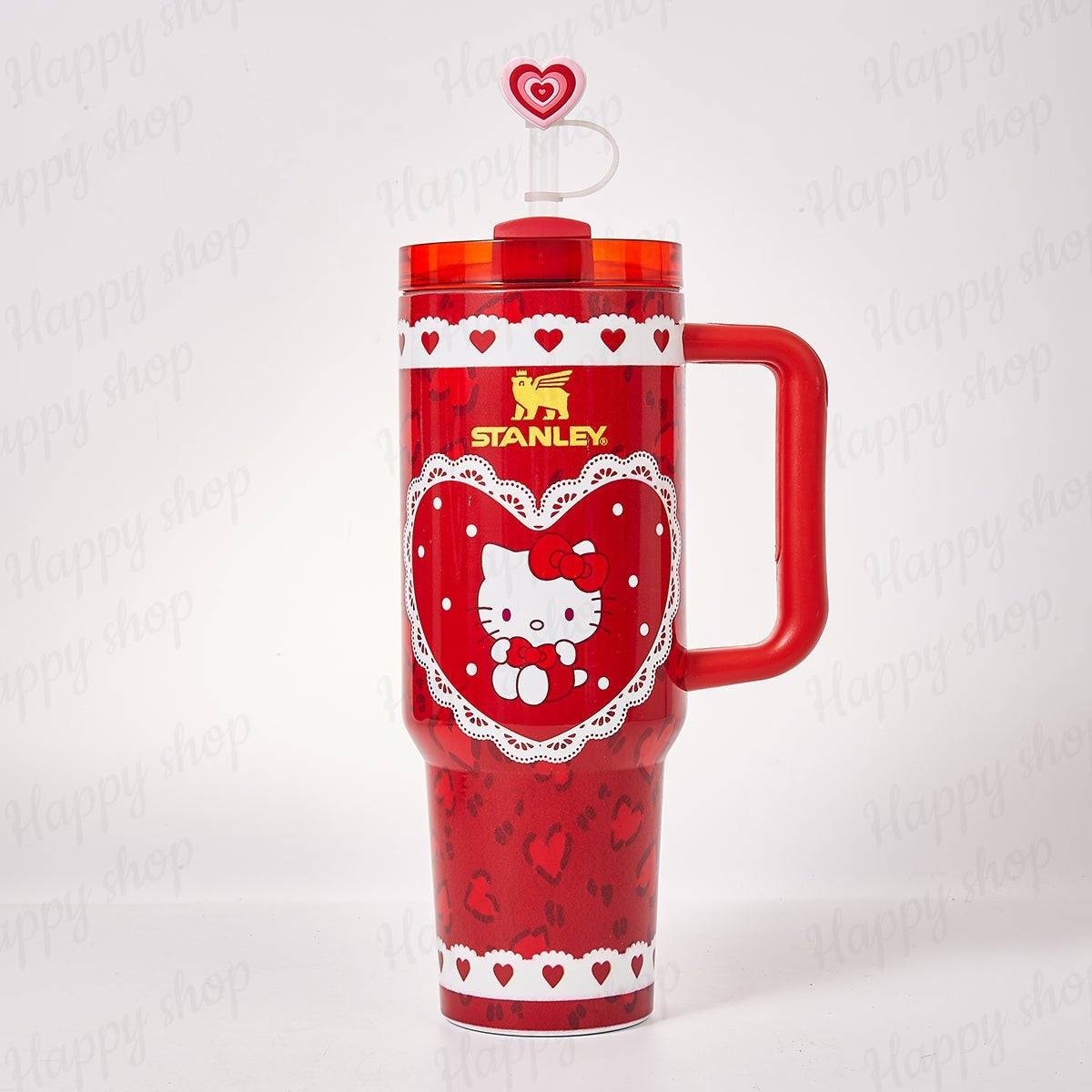 Stanley x Hello Kitty Sweet Hearts Luminous Tumbler-Red - Limited Edition