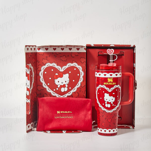 Stanley x Hello Kitty Sweet Hearts Luminous Tumbler-Red - Limited Edition