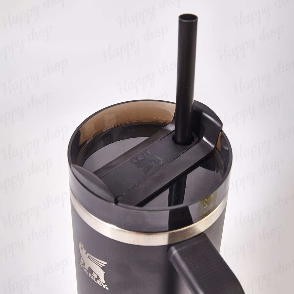 Stanley x JENNIE Midnight Bloom Luxe Quencher Tumbler – Black Limited Edition