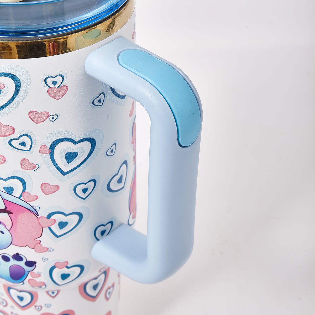 Stanley x Stitch Cute Hearts Tumbler – Limited Edition